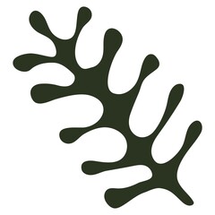 decorative flowers leaves and items to create postcards and patterns