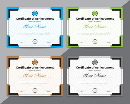New Certificate Template Design Print Ready