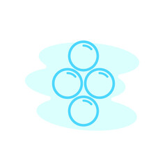 Illustration Vector graphic of bubble icon template