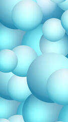abstract background with bubbles. sphere  background for the phone