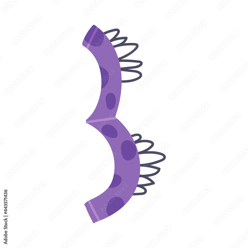Poster dinosaur number numeral three with spikes isolated on white background vector illustration