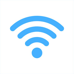 Wifi Signal Symbol Icon Vector Illustration. Wireless and wifi icon or sign for remote internet access. Podcast vector symbol. WIfi icon design