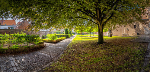 Historic City vegetable garden in Bergen op Zoom, the Netherlands