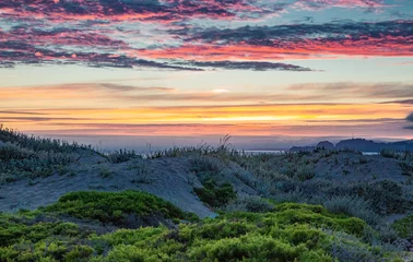 Foto op Canvas Vibrant Sunset on Baker Beach in San Fran Cali © NicholasJude