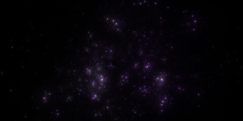 Banner Star field background . Starry outer space background texture . Colorful Starry Night Sky Outer Space background. 3D illustration
