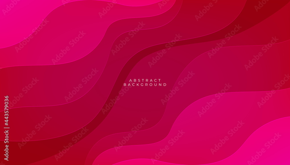 Poster abstract red shapes background. trend gradient. fluid shapes composition.