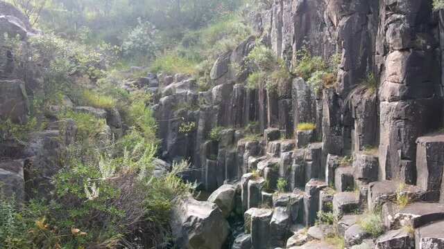 basaltic prisms of the state of mexico, texcoco