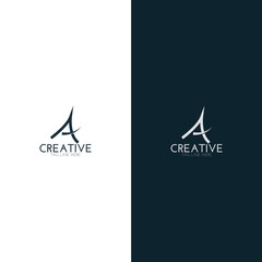 Initial letter a template modern design vector logo