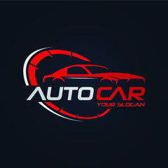 Car Garage Premium Concept Logo Design