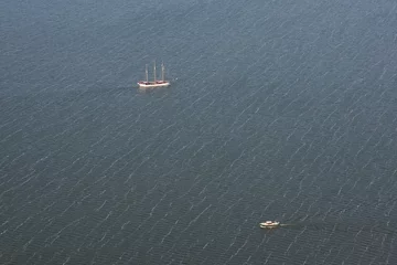 Tapeten Boten op zee, Boats at sea © AGAMI