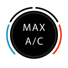 Color detail with the air conditioning button