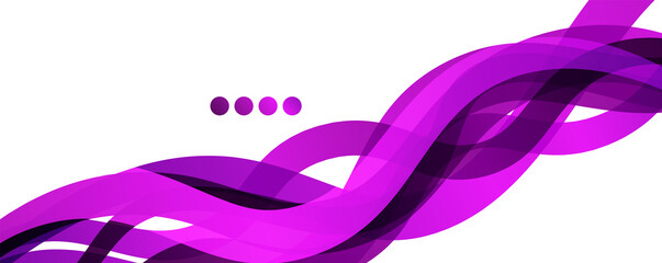 Abstract background - transparent overlapping wavy lines on white pattern. Vector Illustration For Wallpaper, Banner, Background, Landing Page