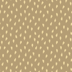 Vector painted leopard spots yellow repeat pattern