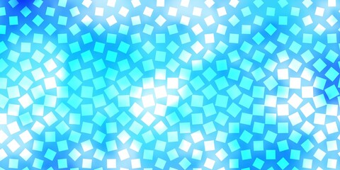 Light BLUE vector pattern in square style.