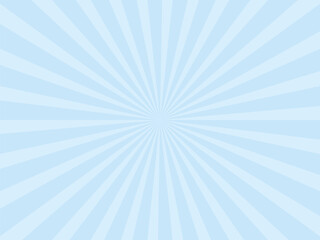 放射状の背景素材、イラスト（ブルーバージョン）