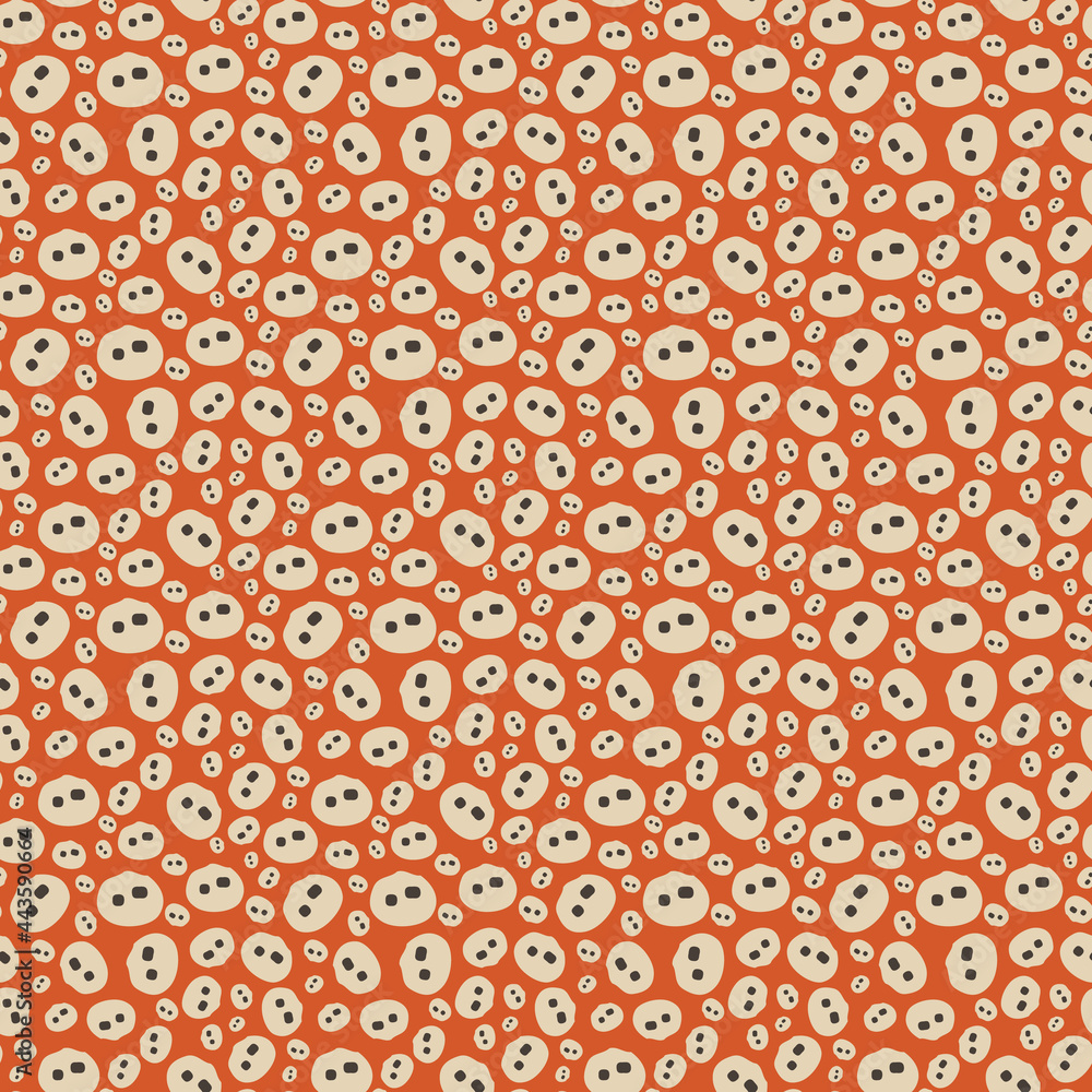 Poster retro colored fantasy print vector seamless repeat pattern print background