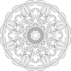 Mandalas Sterne Floral Mandala Design Blumen Stern Malbuch	