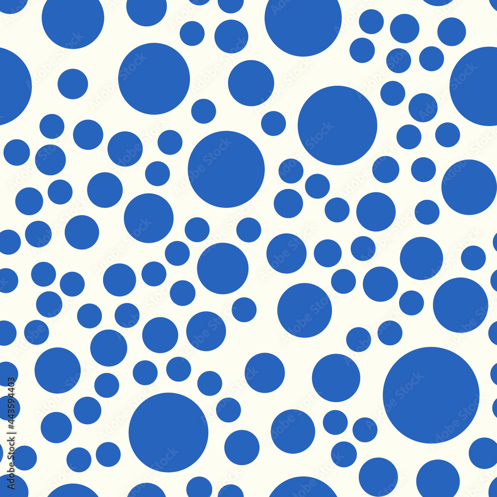 Poster abstract seamless pattern with circles. geometry pattern for fabric and textile