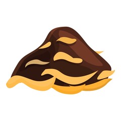 Mushroom truffle icon cartoon vector. Cooking fungus. Bizzarre fungi