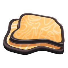 Forest truffle icon cartoon vector. Cooking fungus. Mushroom truffle