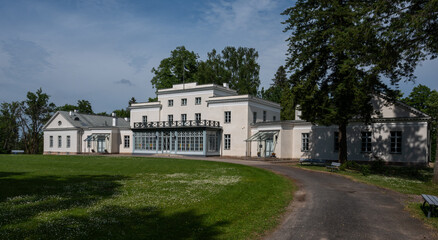 Obraz premium historic manor in estonia europe