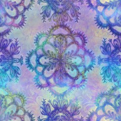 Seamless iridescent rainbow light pattern for print. High quality illustration. Swirly mix of pastel colors resembling holographic foil. Fantasy spectrum mermaid fantastical pattern for print.