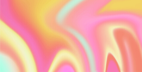 Pink abstract liquid concept background realistic vector. Modern wave gradient template