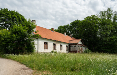 Fototapeta na wymiar historic manor in estonia europe