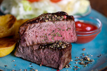 grilled steak