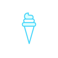 Illustration Vector graphic of ice cream icon template