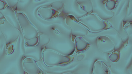 Closeup of Abstract Smooth Chromatic fluid waves background. Liquid holographic colorful texture background. Highly-textured. High quality details.