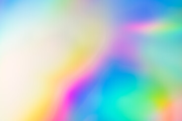 Multi colored background with holographic texture effect