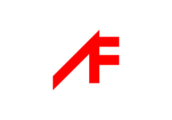 this is creative text latter AF logo