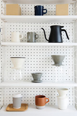 Naklejka na ściany i meble Coffee maker collection set