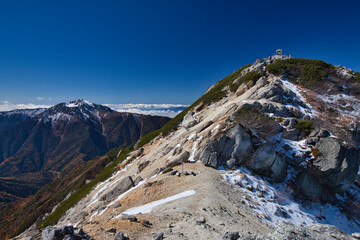 Mt.Kaikomagatake, autumn 秋の甲斐駒ヶ岳登山