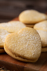 Delicious buttery biscuits filled with guava paste.