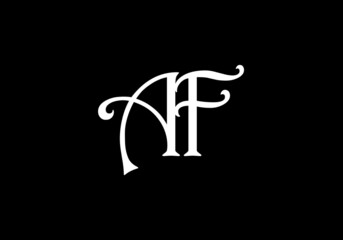 this is creative text latter AF logo