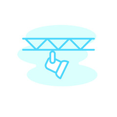 Fototapeta premium Illustration Vector graphic of spotlight icon template