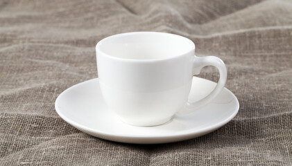 white empty mug