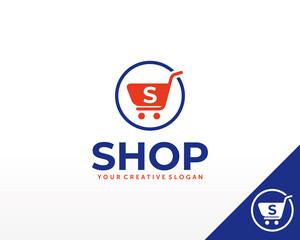 Online Shop Logo. Good Shop Logo design vector