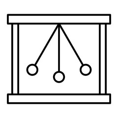 Vector Pendulum  Outline Icon Design