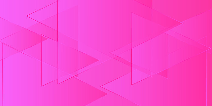 Abstract Pink Triangle Background, Geometry Background