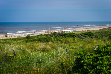 Bathing area No.4 or Strandslag, 4, on the dunes or Kijkduins