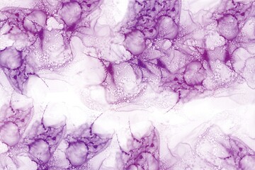 Obraz na płótnie Canvas abstract fluid art painting alcohol ink technique purple background