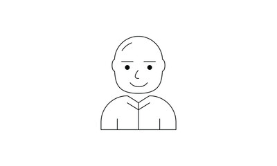 avatar people vector person flat user business icon symbol character illustration 