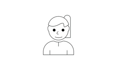 avatar people vector person flat user business icon symbol character illustration 