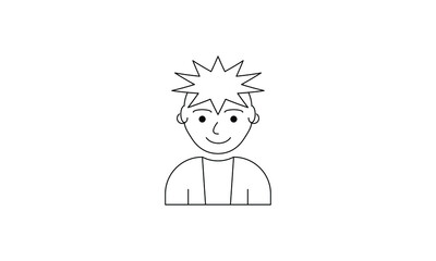 avatar people vector person flat user business icon symbol character illustration 