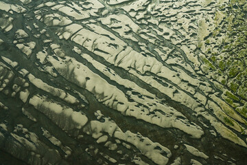 Naklejka premium Dutch landscapes from out of a plane