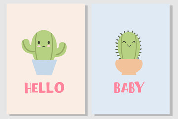 set of cute baby room decor, baby room wall art