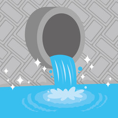 きれいな排水　浄水